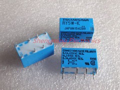 10pcs 8pins 5VDC RY5W-K TAKAMISAWA/FUJITSU Relay