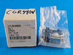 NEW Eaton Cutler Hammer D7PR2A1 DPDT Relay, 110VDC Coil