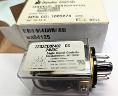 EAGLE SIGNAL CONTROLS VEEDER-ROOT 24VDC RELAY 22Q2CD02402 [A2S3]