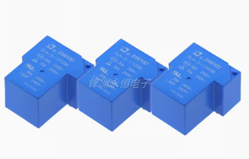 5pcs SLA-S-105/112/124DM 5pin DC12V 30A250VAC Relay