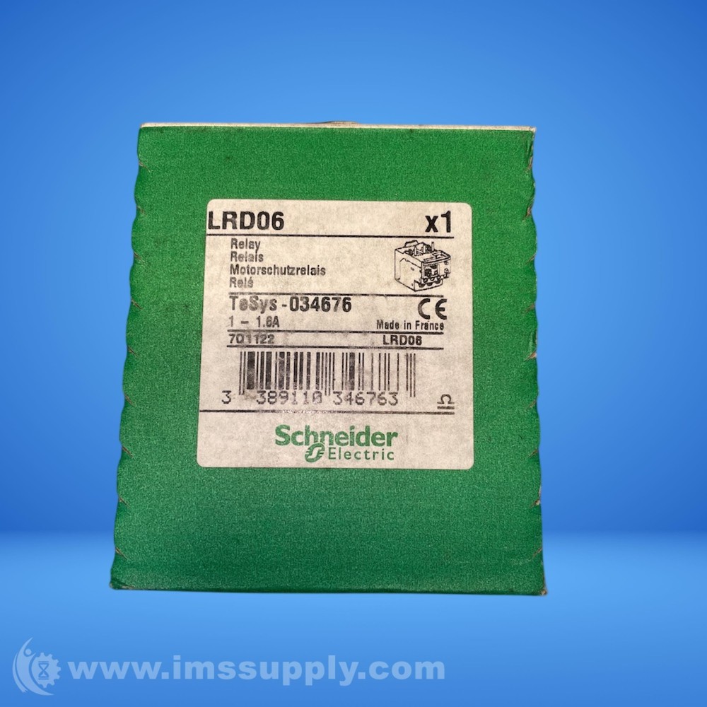 Schneider Electric LRD06 Thermal Overload Relay FNFP