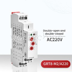 AC/DC12V-240V A220V 16A On Delay Off Delay Timer Relay Time Delay Relay Din Rail