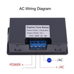 Delay Time Relay Module Timing Delay Cycle Switch Timer 5V 12V 24V 110V-220V