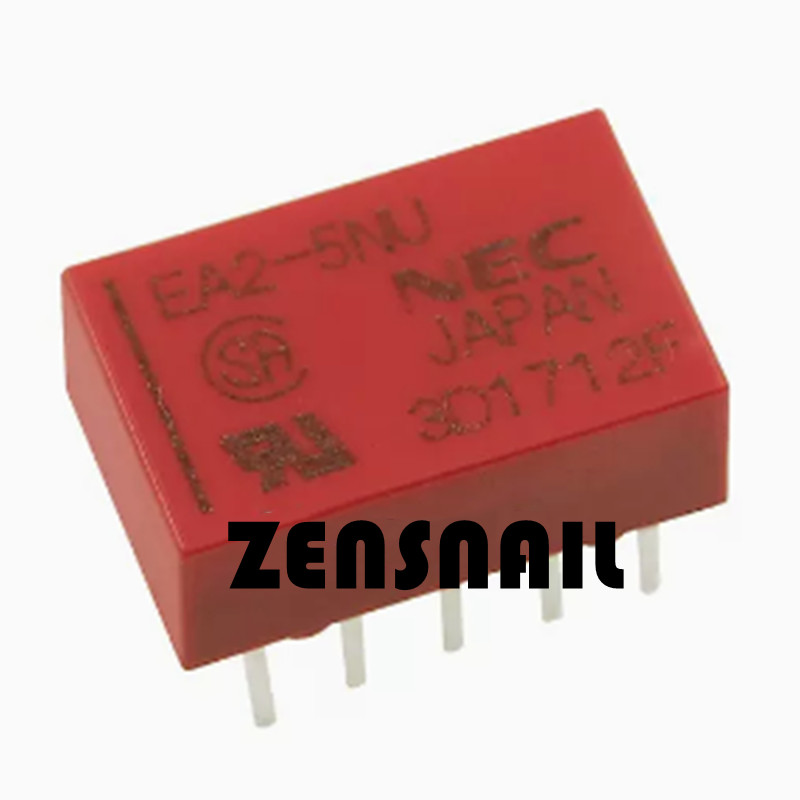 2PCS EA2-5NU Relay EA2-5 Replace A5W-K 5V 1A 10PIN NEW