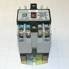 NEW SQUARE D 20 AMP CONTROL MASTER RELAY 600 V AC/DC 208 V COIL 8501XM040