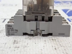 Dayton 5X838 Relay 120V Socket Base Idec SR3B-05 15A 300V