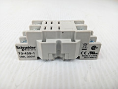 NEW SCHNEIDER ELECTRIC 10 AMP RELAY SOCKET 300 VAC 8 PIN 70-459-1