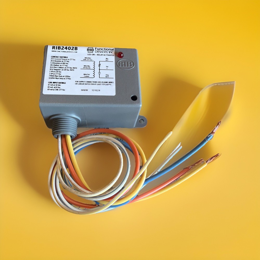 🔥 1 Unit ~ RIB RIB2402B Enclosed Power Relay 20A Functional Devices🔥