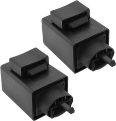 2Pcs LED Indicator Flasher Relay 3 Pin Compatible with Honda CRF300L VTR1000F Fa