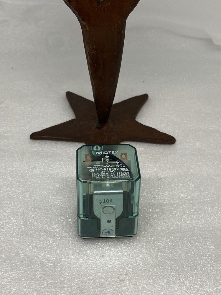 MIDTEX 157-61Q100 24VAC General Purpose Relay 120VAC@1/3HP 240VACX@1/2HP 5A NEW