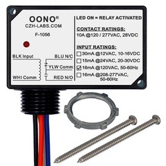 SPDT 10Amp Power Relay Module Plastic Enclosure PreWired AC 120V Switch