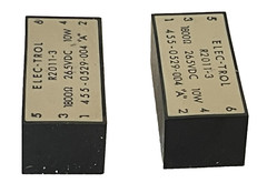 Elec-Trol R2011-3=1800 Ohms 26.5VDC 10W Reed Relay (Lot of 2)