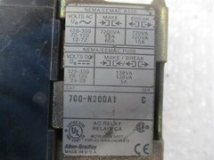 ALLEN BRADLEY 700-N200A1 SER.C RELAY 120V UNMP