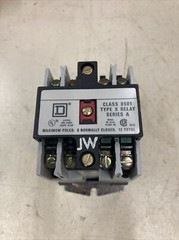 NEW SQUARE D CLASS 8501 XO-40 AC CONTROL RELAY SERIES A XO40