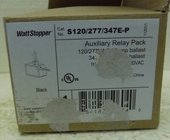 New in Box WATT STOPPER S120/277/347E-P AUXILIARY POWER PACK 347VAC 15AMP