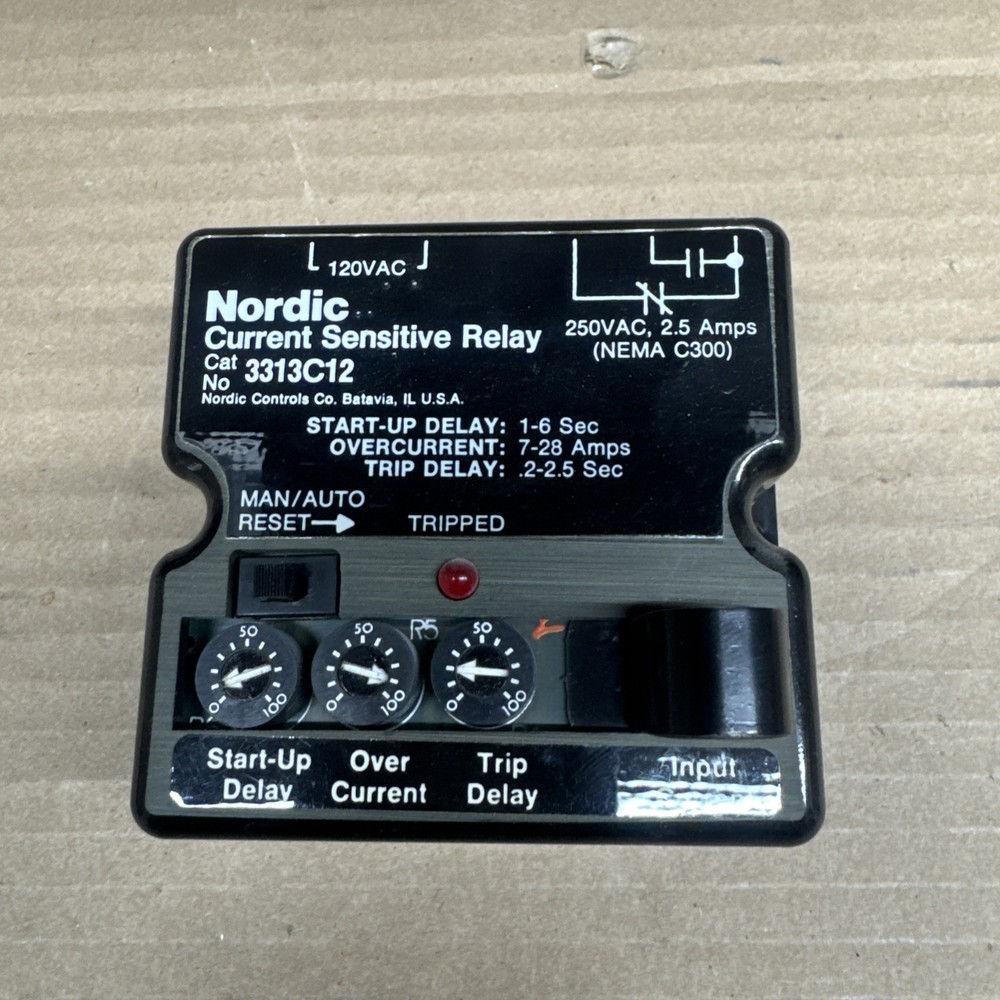 Nordic 3313A12 Current Sensitive Relay