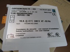 Eurotherm Solid State Relay – TE10S16A/240/HAC/ENG///NOFUSE/-//00