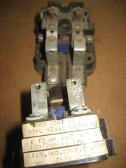 NOS Vintage Deltrol Relay 120VAC Coil DPST 25A NC Contacts