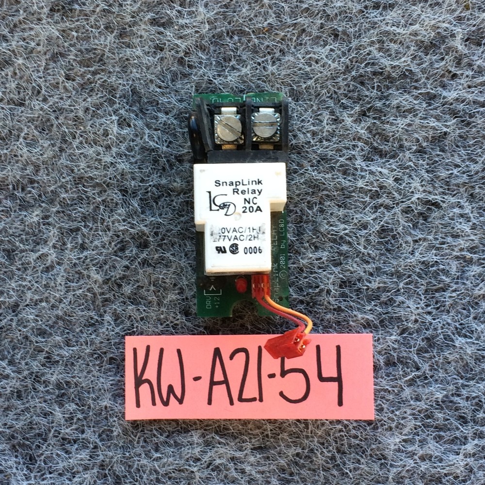Lighting Control & Design LCD Blue Box Snaplink Relay NC 20A 120/277VAC 0006