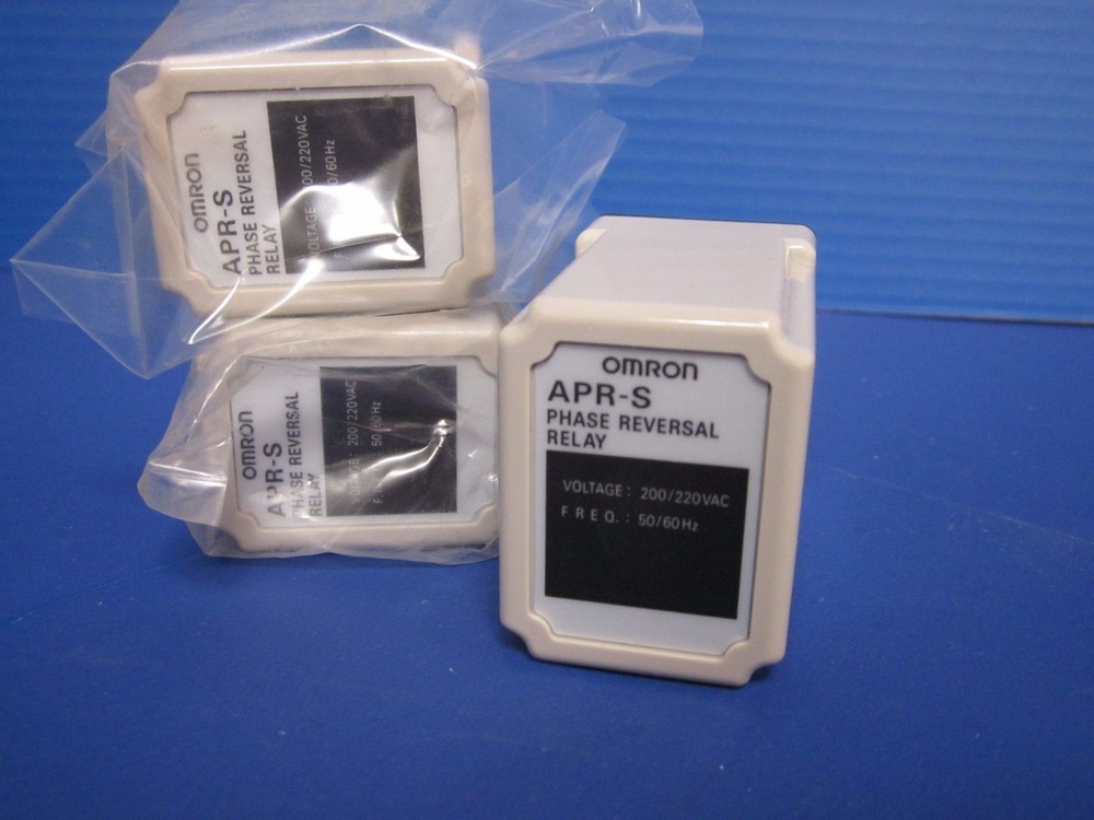 Omron APR-S Phase Reversal Relay – Lot of 3 NEW
