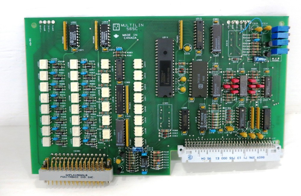 GE Multilin 565-C300 Rev E5 Motor Protection Relay Analog Board 565C 1218-0003