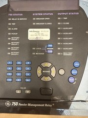 GE 750 Feeder Management Relay 750-P5-G5-S5-HI-A20-R-E Same As Pictures