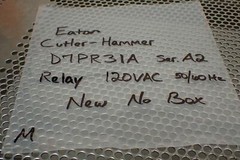 Eaton Cutler-Hammer D7PR31A Ser A2 Relay 120VAC 50/60Hz New No Box