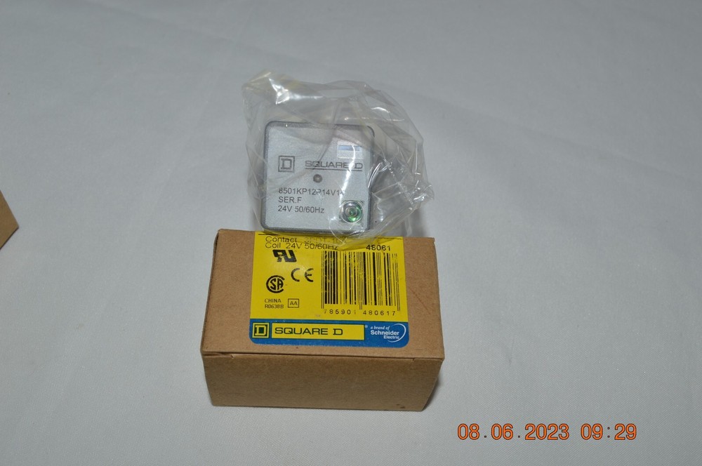 New Square D 8501KP12P14V14 Plug in GP Relay SER F DPDT-12A