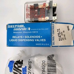 Deltrol Controls 21475-71 General Purpose Relay Series 165 DPDT S155D 120 VAC 5A