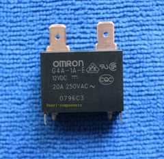 2pcs Omron G4A-1A-E -12Vdc -24Vdc SPST 20A 250VAC Power Relay RH