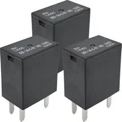 3-Pack 301-1A-C-R1-U03 Relay – 35A 12VDC 4-Pin SPST Automotive Relay – Multi-Pur