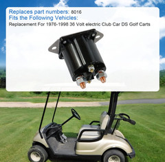 Solenoide 36V 4 Bornes para Carro de Golf DS 1976-1998 Reemplazo
