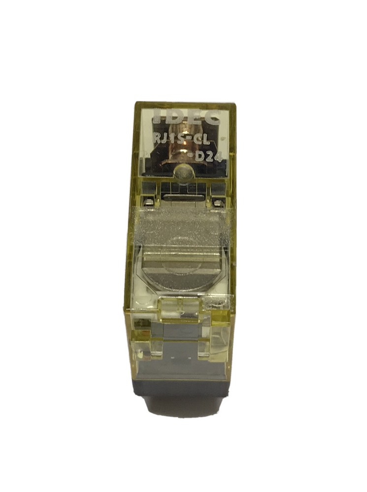 Idec RJ1S-CL-D24 SPDT Changeover Form C Socket Relay 24VDC Coil 12A AC/DC