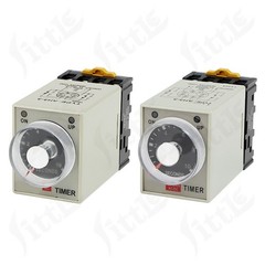 AH3-3 Power On Delay Timer Time Relay 1S~60M DPDT 8 Pins AC 110V 220V 380V