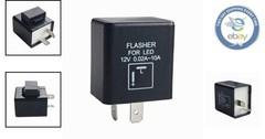 Versatile 2-Pin CF-12 LED Flasher Relay – Compatible with Incandescent and LED