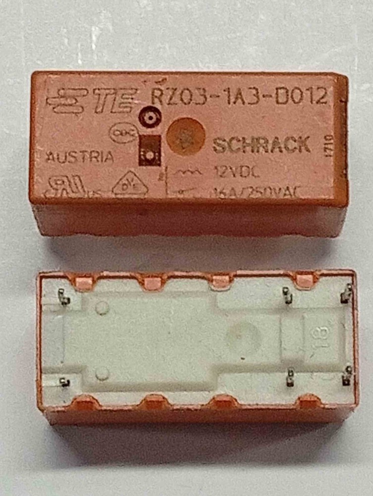 RZ03-1A3-D012 12V 16A 1NO 6PIN SCHRACK POWER RELAY