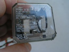 Potter & Bumfield KUP-14D15 12VDC 10AMP 3PDT GEN.PURPOSE RELAY