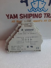 Wieland 80.010.4100.0 Relay Module 24V DC 250V 6A DIN Rail Lot of 4