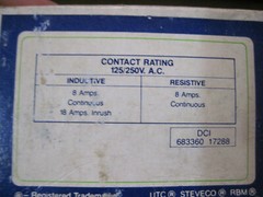 NOS 90-293 Steveco SPDT 24 V coil 8 amp 125 volt relay TYPE 84