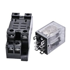 mxuteuk 2pcs JQX-13FL AC 110V/120V Coil 8 Pin 10A Assorted Sizes , Styles