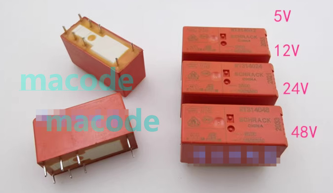 10PC NEW TE Relay RT314024 24VDC