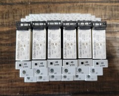 3PCS Allen-Bradley 700-HLT12Z48 Terminal Block Relay 48VDC With 700-TBR24B Relay