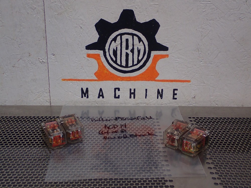 Potter & Brumfield KCP14 Relays 10,000 Ohms 11-Pin New Old Stock (Lot of 4)