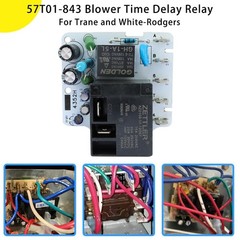 57T01-843 Blower Time Delay Relay Fit For 91-9301, C800924P01, RLY02807, RLY2807