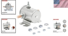 3 Terminal Continuous Duty Solenoid Relay 12V 200A for Marine Winch Golf Cart