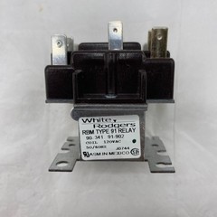 Steveco 90-341 Power Relay RBM Type 91 12A 277 VAC 125/250 VAC