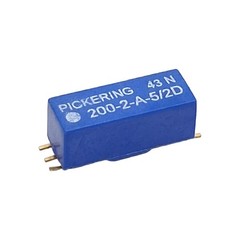 Pickering 200-2-A-5/2D Reed Relay, DPST-NO, 500mA Contact, SMD, 5VDC Coil