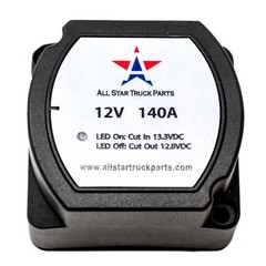 12V 140 Amp Dual Battery Isolator – Voltage Sensitive Relay (VSR) for Trucks & R