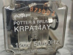 Potter & Brumfield KRPA14AY 120V 50/60Hz 11 Pin Relays Used Warranty (Lot of 2)