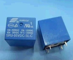 10pcs 5pins 5V SRU-05VDC-SL-C 10A 250VAC/30VDC SONGLE Relay